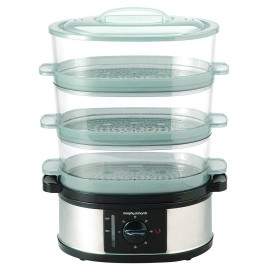 Morphy Richards 3 Tier Stainless Steel Steamer | 48755