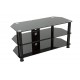 TV Stand for up to 50" TV Black Glass - SDC1000CMBB