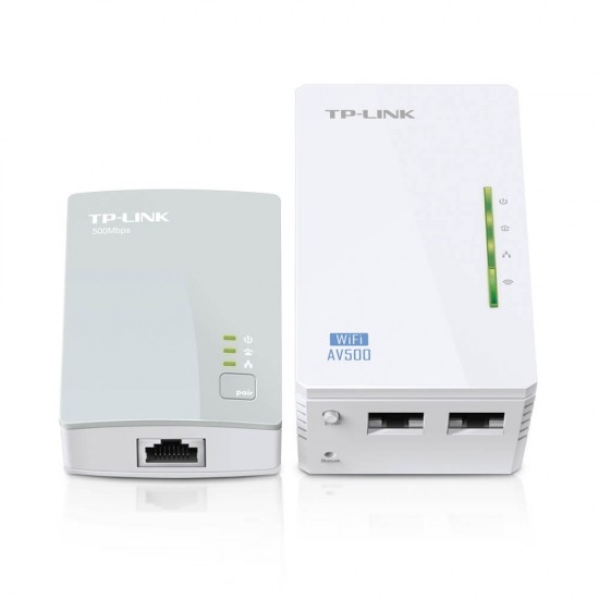 TP-LINK 300Mbps AV500 Wi-Fi Powerline Extender Starter Kit TL-WPA4220KIT